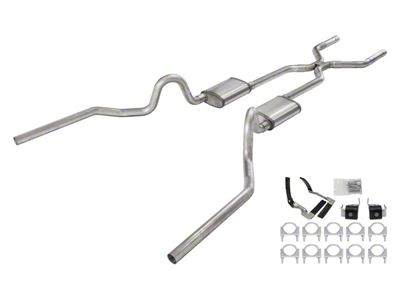 Pypes Crossmember-Back Exhaust System with H-Pipe (68-72 442)