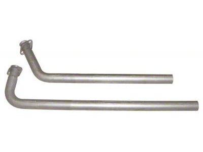 Pypes 2.50-Inch Exhaust Manifold Down-Pipes; 2-Bolt Style (78-88 Small Block V8 Monte Carlo)