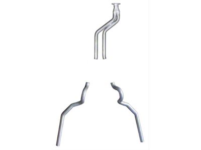 Pypes 4-Bolt Flat Flange Converter-Back Exhaust System; Rear Exit (78-88 Monte Carlo SS)