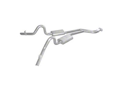 Pypes Race Pro 4-Bolt Flat Flange Converter-Back Exhaust System; Rear Exit (78-88 Monte Carlo SS)