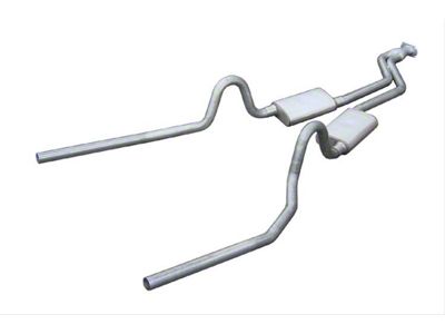 Pypes Street Pro 4-Bolt Flat Flange Converter-Back Exhaust System; Rear Exit (78-88 Monte Carlo SS)