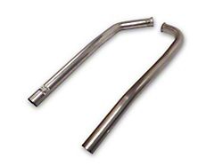 Pypes 2.50-Inch Exhaust Manifold Down-Pipes; 3-Bolt Flange (64-74 Big Block V8 El Camino)