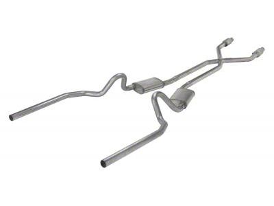 Pypes Crossmember-Back Exhaust System with Catalytic Converters and X-Pipe (78-87 El Camino SS)