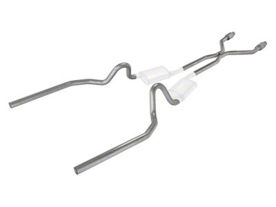 Pypes Crossmember-Back Exhaust System with H-Pipe; Rear Exit (78-87 El Camino)