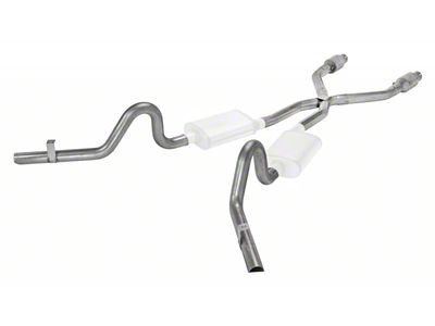 Pypes Crossmember-Back Exhaust System with X-Pipe; Quarter Panel Exit (78-87 El Camino, Excluding SS)