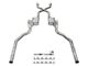 Pypes Race Pro Crossmember-Back Exhaust System with X-Pipe; Rear Exit (78-87 El Camino SS)