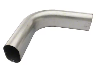 Pypes 3-Inch Oval 90-Degree Vertical Exhaust Bend (Universal; Some Adaptation May Be Required)