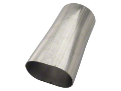 Pypes 3-Inch Oval-to-Round Exhaust Transition Piece (Universal; Some Adaptation May Be Required)