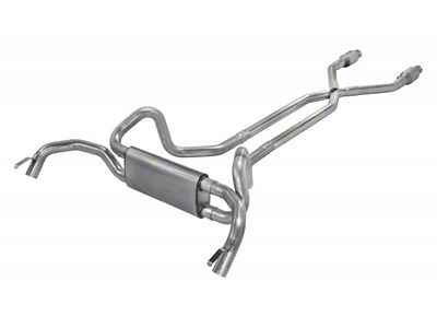 Pypes Crossflow Race Pro Crossmember-Back Exhaust System with X-Pipe (75-81 Firebird)