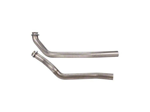 Pypes 2.50-Inch Exhaust Manifold Down-Pipes; 3-Bolt Flange (65-69 Small Block V8 Biscayne; 65-70 Small Block V8 Impala)