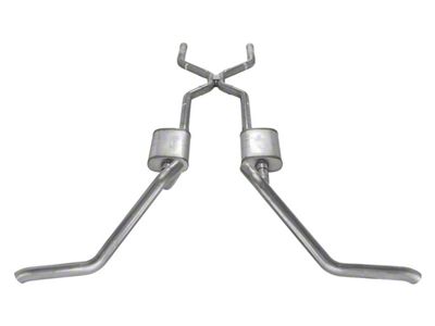 Pypes Crossmember-Back Exhaust System with H-Pipe (65-69 Biscayne; 65-70 Impala)