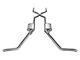 Pypes Crossmember-Back Exhaust System with H-Pipe (65-69 Biscayne; 65-70 Impala)