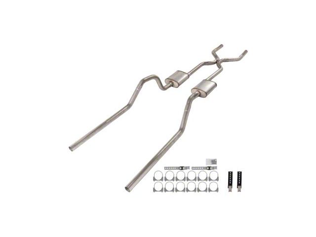 Pypes Crossmember-Back Exhaust System with H-Pipe (65-69 Biscayne; 65-70 Impala)
