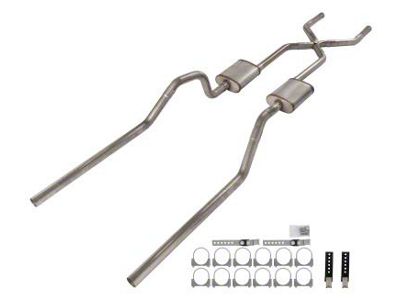 Pypes Crossmember-Back Exhaust System with X-Pipe (65-69 Biscayne; 65-70 Impala)