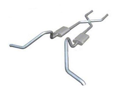 Pypes Hybrid Race Pro Crossmember-Back Exhaust System with X-Change X-Pipe (65-69 Biscayne; 65-70 Impala)
