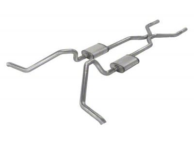 Pypes Race Pro Crossmember-Back Exhaust System with H-Pipe (65-69 Biscayne; 65-70 Impala)