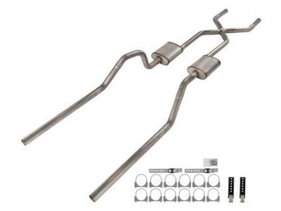 Pypes Race Pro Crossmember-Back Exhaust System with X-Pipe (65-69 Biscayne; 65-70 Impala)