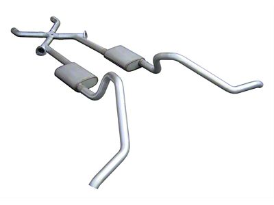 Pypes Street Pro Crossmember-Back EX-Change Xhaust System with X-Change X-Pipe; Side EX-Change Xit (65-69 Biscayne; 65-70 Impala)