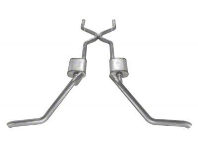 Pypes Street Pro Crossmember-Back Exhaust System with H-Pipe (65-69 Biscayne; 65-70 Impala)