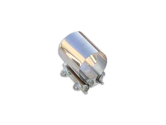 Pypes Performance Exhaust HVC65 Band Clamp - 2.5" Butt-Connected Clamp For Custom Exhaust Systems (Non-Carb Compliant)