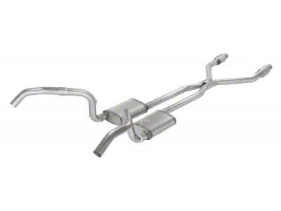 Pypes Crossmember-Back Exhaust System with Catalytic Converters and H-Pipe (75-79 Nova)