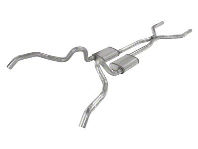 Pypes Street Pro Crossmember-Back Exhaust System with H-Pipe (62-67 Chevy II)