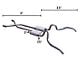 Pypes Street Pro Crossmember-Back Hybrid Exhaust System with X-Pipe (62-67 Chevy II)