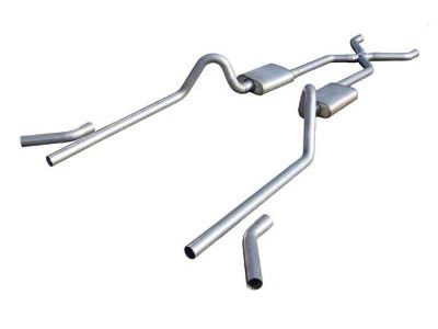 Pypes Crossmember-Back Exhaust System with X-Pipe (55-57 V8 150 Hardtop, Sedan, 210 Hardtop, Sedan, Bel Air Hardtop, Sedan)