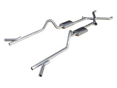 Pypes Race Pro Crossmember-Back Exhaust System with X-Change X-Pipe (55-57 V8 150 Hardtop, Sedan, 210 Hardtop, Sedan, Bel Air Hardtop, Sedan)