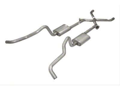 Pypes Race Pro Crossmember-Back Exhaust System with X-Change X-Pipe (55-57 V8 150 Wagon, 210 Wagon, Bel Air Wagon, Nomad)