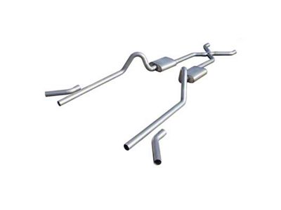 Pypes Race Pro Crossmember-Back Exhaust System with X-Pipe and 14-Inch Muffler (55-57 V8 150 Hardtop, Sedan, 210 Hardtop, Sedan, Bel Air Hardtop, Sedan)