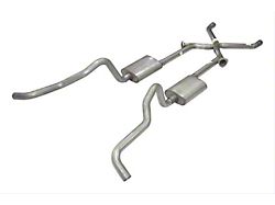 Pypes Street Pro Crossmember-Back Exhaust System with X-Change X-Pipe (55-57 V8 150 Wagon, 210 Wagon, Bel Air Wagon, Nomad)
