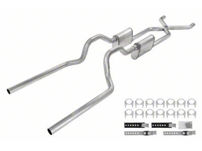 Pypes Crossmember-Back Exhaust System with X-Pipe (63-66 C10)