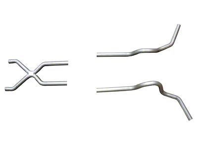 Pypes Crossmember-Back Exhaust System with X-Pipe (67-74 C10, C20; 69-72 2WD Blazer, 2WD Jimmy)