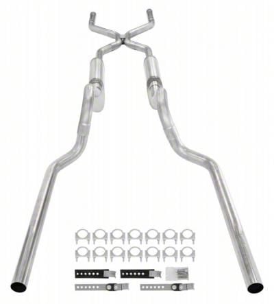 Pypes Ecklers Race Pro Crossmember-Back Exhaust System with H-Pipe ...