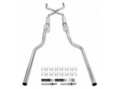 Pypes Race Pro Crossmember-Back Exhaust System with H-Pipe (63-66 C10)