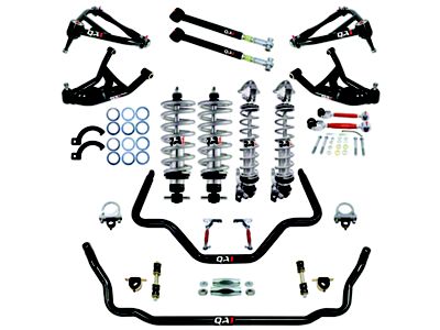 QA1 Level 2 Big Wheel Handling Kit with Double Adjustable Shocks (77-90 Caprice, Impala)