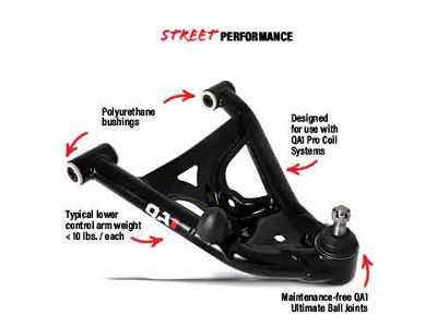 QA1 Street Performance Front Upper Control Arms (70-81 Camaro)