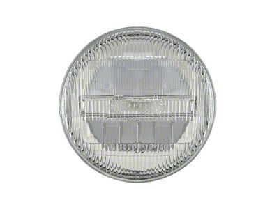 Quake LED Classic Tech Series 7-Inch LED Headlight with RGB Accent; Chrome Housing; Clear Lens (70-76 Firebird)