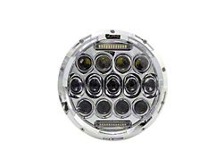 Quake LED Tempest 7-Inch RGB Headlights; Chrome Housing; Clear Lens (70-76 Firebird)