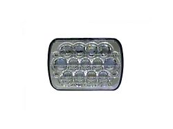 Quake LED Tempest High/Low LED Headlights; Chrome Housing; Clear Lens (82-90 Firebird)