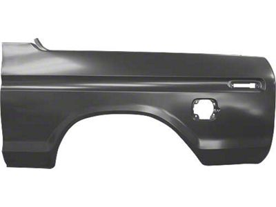 OPR Quarter Panel - Left - Has Single Rectangular Fuel Filler Opening - 74 Long X 34 High