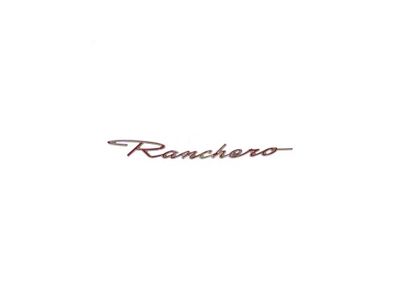 RANCHERO script / Nameplate / Chrome / 1968-1969