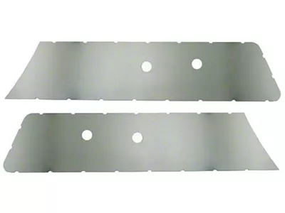 Quarter Trim Panel Armrest Trim - Aluminum - Ford Galaxie 2Door Fastback Body Style 63B & 63C