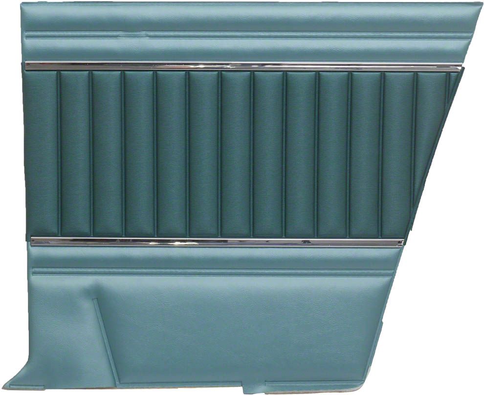 Ecklers Quarter Trim Panel/ Twotone Turquoise/ Falcon 2dr Ht