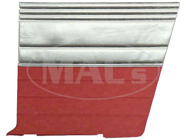 Quarter Trim Panels - Falcon Futura 2-Door Hardtop - Red L-1377