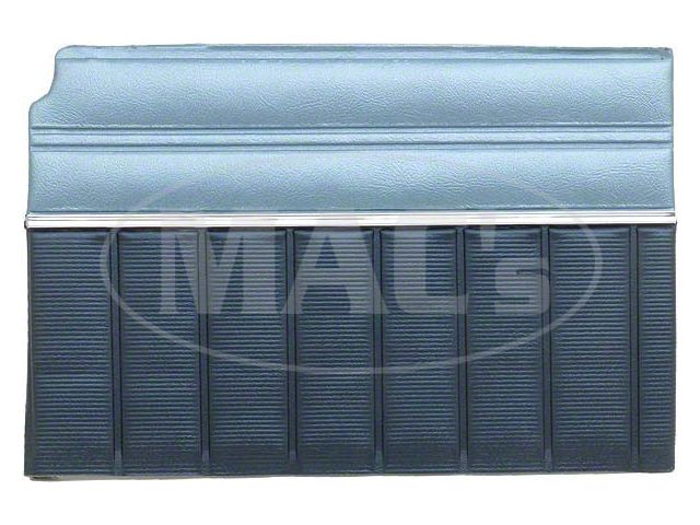Quarter Trim Panels - Falcon Futura Convertible - 2 Tone Blue L-2287 With L-2505 Inserts