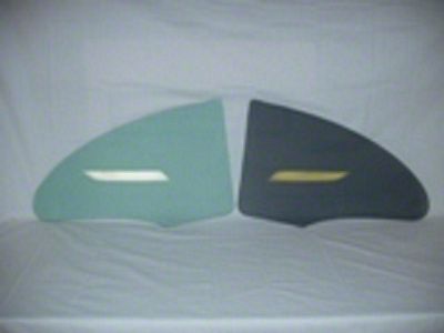 Quarter Window Glass, Left Or Right Side, 2 Door Hardtop, Fairlane, Full Size Mercury, 1959 (Body Code 63A & 65A)