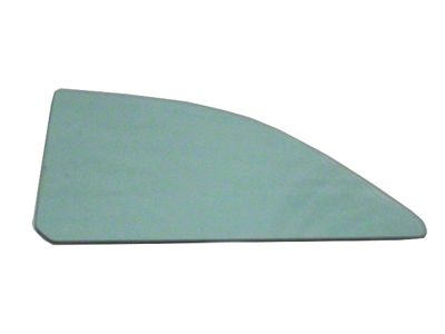Quarter Window Glass, Left Or Right Side, Convertible, Fairlane, Full Size Mercury, 1959 (Body Code 76B)
