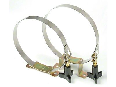 Quick-Clamp Stainless Steel Bottle Bracket Set